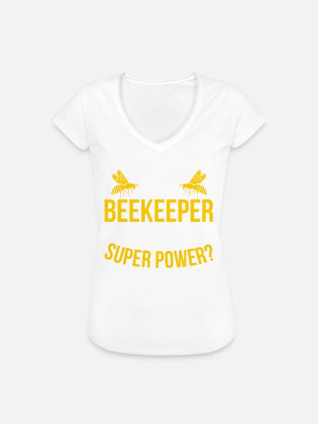Imker Bienenzüchter - Frauen Vintage T-Shirt - Weiß
