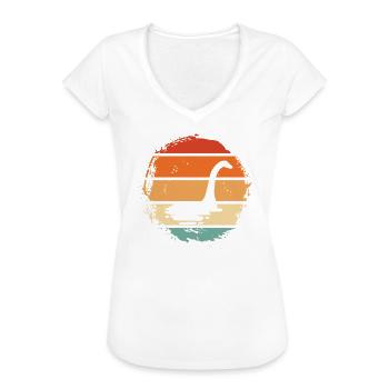 Loch Ness Monster - Frauen Vintage T-Shirt - Weiß - Vorne