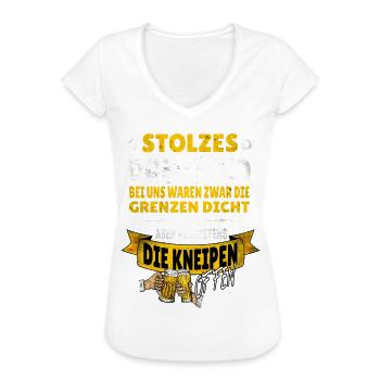 DDR Sprüche Osten Ostalgie DDR Kneipe - Frauen Vintage T-Shirt - Weiß - Vorne