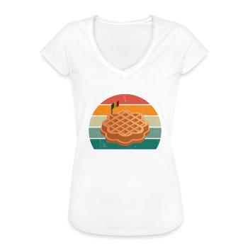 brüssel flandern walonien antwerpen gent belgien - Frauen Vintage T-Shirt - Weiß - Vorne