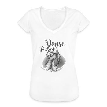 danse classique - T-shirt vintage Femme - blanc - Devant