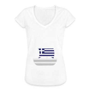 Griechenland - Frauen Vintage T-Shirt - Weiß - Vorne