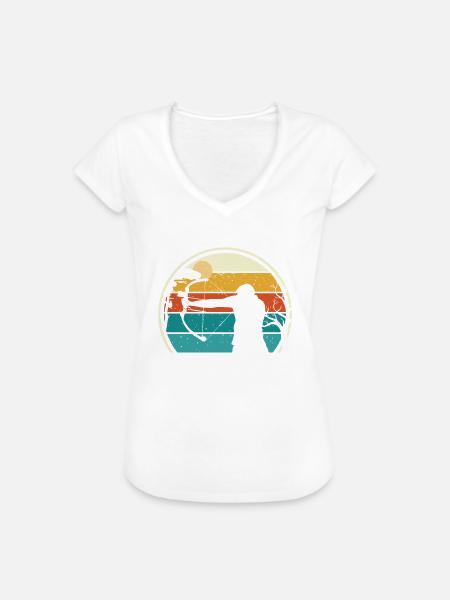 Bogenschießen, Archery, Langbogen, Compound - Frauen Vintage T-Shirt -