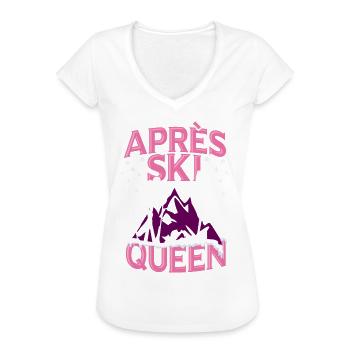 Lustiges Wintersport Après Ski Party Fun Geschenk - Frauen Vintage T-Shirt - Weiß - Vorne