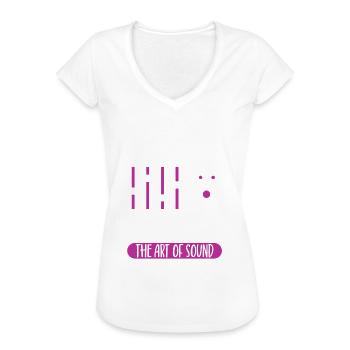 Sound Girl - Tontechnikerin - Frauen Vintage T-Shirt - Weiß - Vorne