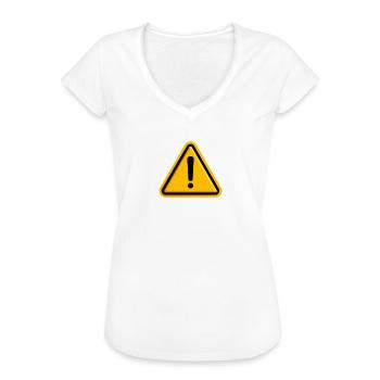 Hausaufgaben gefährden meine Gesundheit - Frauen Vintage T-Shirt - Weiß - Vorne
