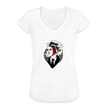 Agent Cooper - Frauen Vintage T-Shirt - Weiß - Vorne - Danielle (179cm)