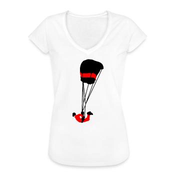 Piqué - T-shirt vintage Femme - blanc - Devant - Danielle (179cm)