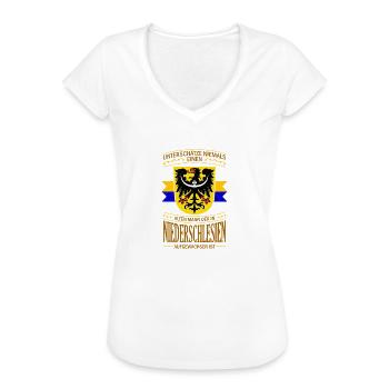 Schlesien Breslau Herkunft Provinz Region - Frauen Vintage T-Shirt - Weiß - Vorne