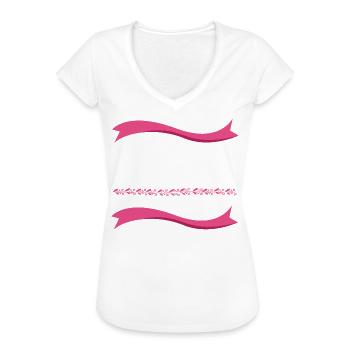 Sein Kampf ist unser Kampf - Krebs - Frauen Vintage T-Shirt - Weiß - Vorne