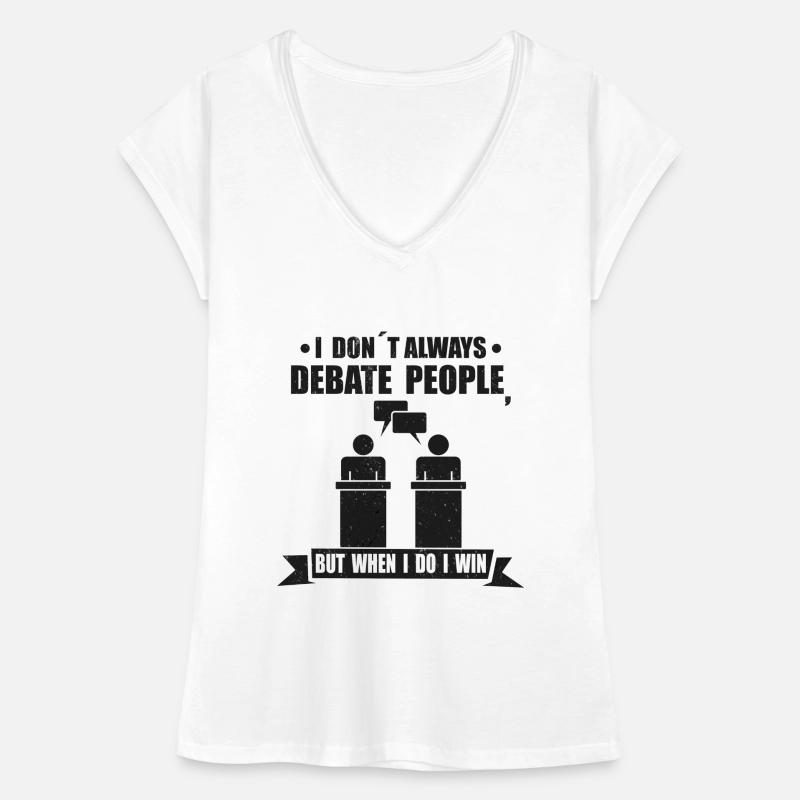 Debate Speech Debater Speaker Gift Idea Women's Vintage T-Shirt