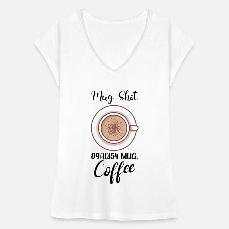 Coffee Lover Caffeine Molecule Java Latte Espresso Women's Vintage T-Shirt
