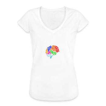 Psychologie Gespräche - Frauen Vintage T-Shirt - Weiß - Vorne