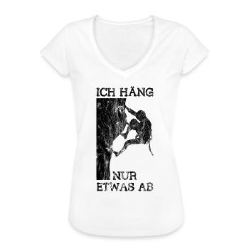 Bouldern Bouldern Und Klettern Motiv Für Boulder F - Frauen Vintage T-Shirt - Weiß - Vorne - Danielle (179cm)
