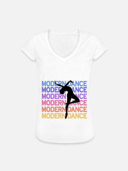 Modern dance Geschenk - Frauen Vintage T-Shirt - Weiß