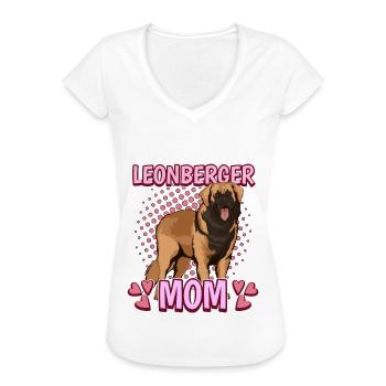 Leonberger Leonberger Mom - Frauen Vintage T-Shirt - Weiß - Vorne