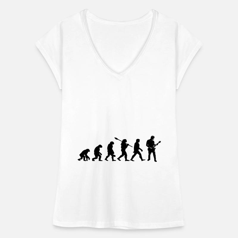 Evolution-Gitarrist Frauen Vintage T-Shirt