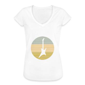Rock - Frauen Vintage T-Shirt - Weiß - Vorne