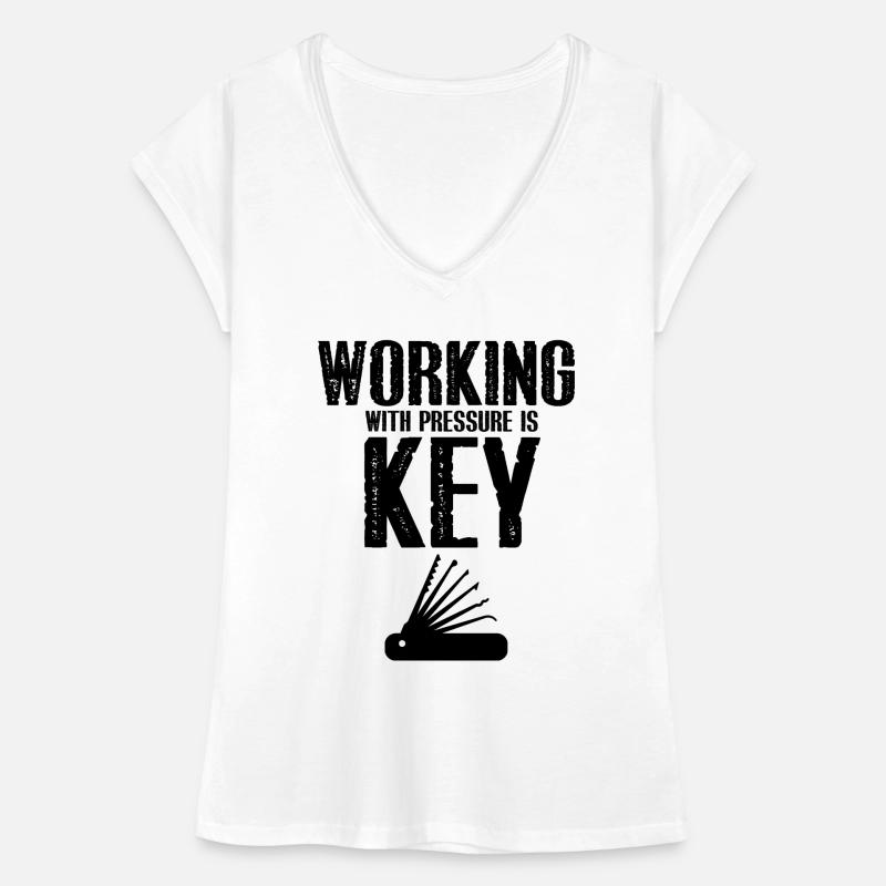 Cambrioleur Serrurier Technicien de Verrouillage Conception T-shirt vintage Femme