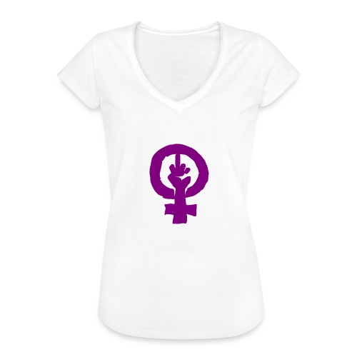 feminismo - Camiseta vintage mujer