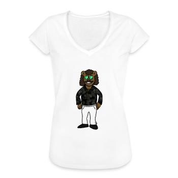 Easy Bear (Like Sunday Morning) - Frauen Vintage T-Shirt - Weiß - Vorne
