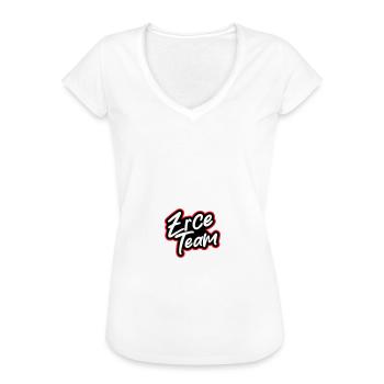 Zrce Team - Women's Vintage T-Shirt - white - Front - Danielle (179cm)