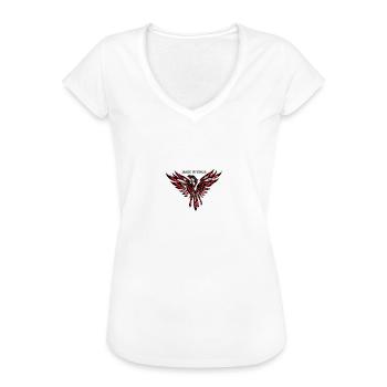 Tiroler Adler Made in Tirol - Frauen Vintage T-Shirt - Weiß - Vorne - Danielle (179cm)