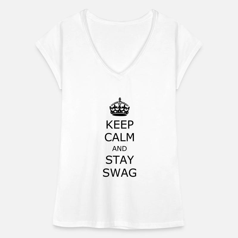 Keep Calm T-shirt vintage Femme