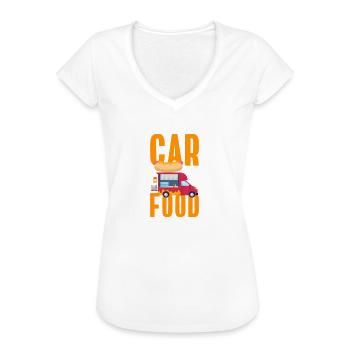 Streetfood Mahlzeit Essen auf Rädern Grill - Frauen Vintage T-Shirt - Weiß - Vorne