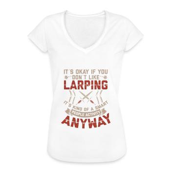 Live Action Role Play | Geschenkidee - Frauen Vintage T-Shirt - Weiß - Vorne