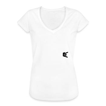 Rock - Frauen Vintage T-Shirt - Weiß - Vorne