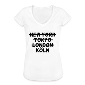 Köln - Frauen Vintage T-Shirt - Weiß - Vorne