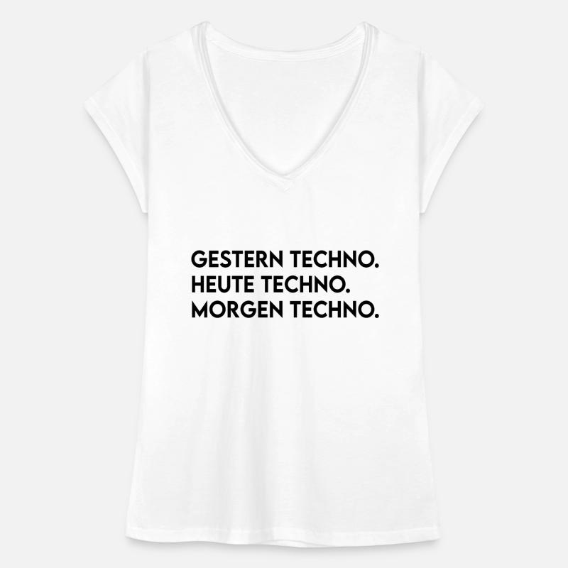 Techno Spruch Frauen Vintage T-Shirt