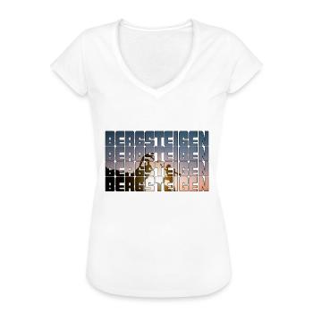 alpinisme - T-shirt vintage Femme - blanc - Devant - Danielle (179cm)