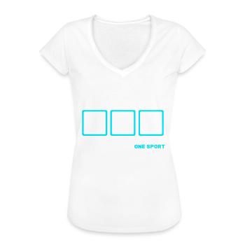 Triathlet - Frauen Vintage T-Shirt - Weiß - Vorne