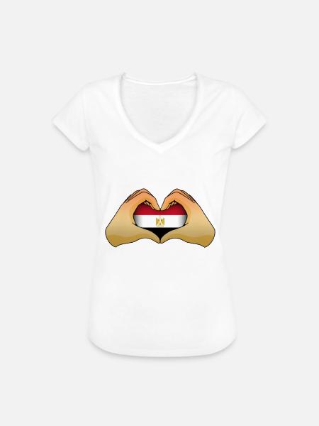 Ägypten - Frauen Vintage T-Shirt - Weiß