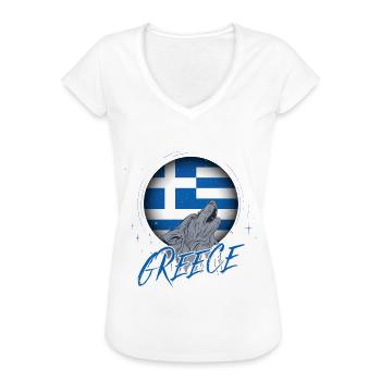 Griechenland - Frauen Vintage T-Shirt - Weiß - Vorne