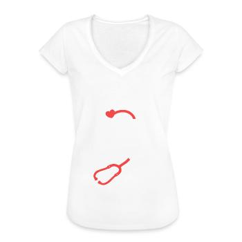 Notarzt Krankenhaus Stethoskop Arzt - Frauen Vintage T-Shirt - Weiß - Vorne