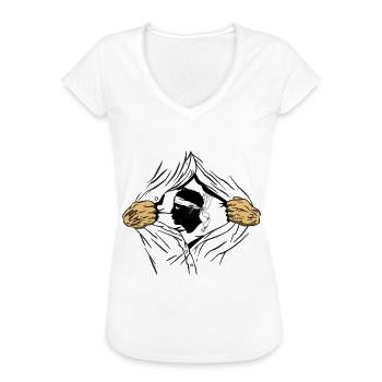 Corse Drapeau Corse Drapeau Corse Corse - T-shirt vintage Femme - blanc - Devant