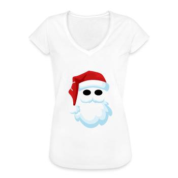 Weihnachtsmann - Frauen Vintage T-Shirt - Weiß - Vorne