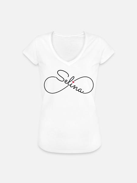 Selina surname first name - Women's Vintage T-Shirt - white
