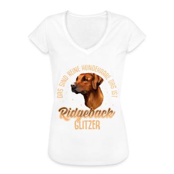 Rhodesian Ridgeback - Frauen Vintage T-Shirt - Weiß - Vorne