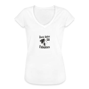 Diese schwarze Königin macht 68 Looks Fabulous - 68. - Frauen Vintage T-Shirt - Weiß - Vorne