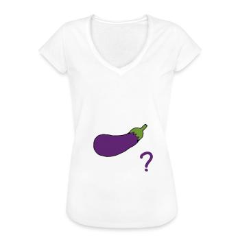 Avocado, Flirt, Zweideutig - Frauen Vintage T-Shirt - Weiß - Vorne
