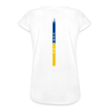 Ukraine - Frauen Vintage T-Shirt - Weiß - Hinten - Danielle (179cm)