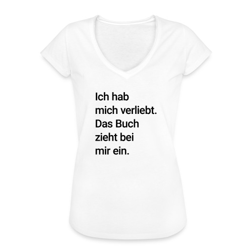 Bookaholic - Frauen Vintage T-Shirt