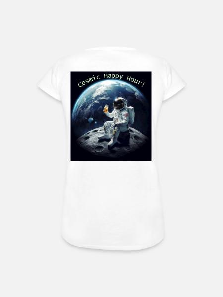 Cosmic Happy Hour! - Frauen Vintage T-Shirt - Weiß