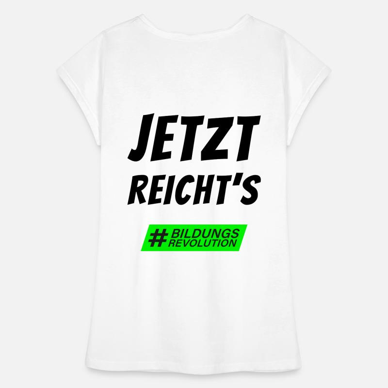 Statement "Enough is enough" #bildungsrevolution Women's Vintage T-Shirt