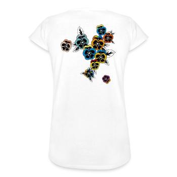 Printemps de la pensée - T-shirt vintage Femme - blanc - Dos