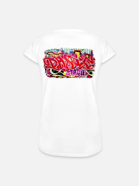 Berliner Mauer Graffiti Schrift - Frauen Vintage T-Shirt - Weiß